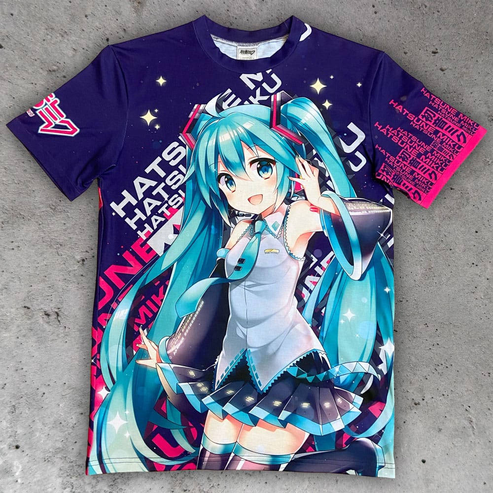 SU ORDINAZIONE Hatsune Miku T-Shirt Expressive Vibes Size XL