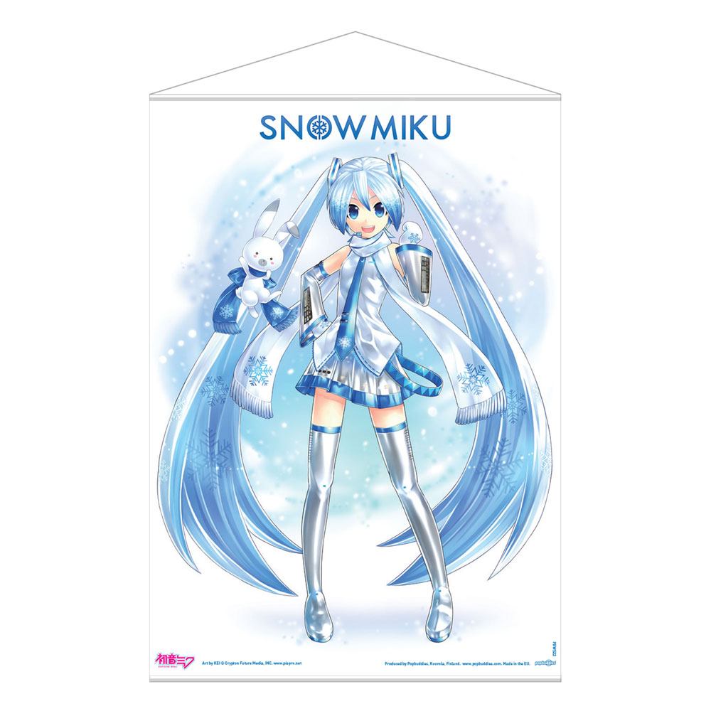 SU ORDINAZIONE Hatsune Miku Wallscroll Snow Miku 50 x 70 cm