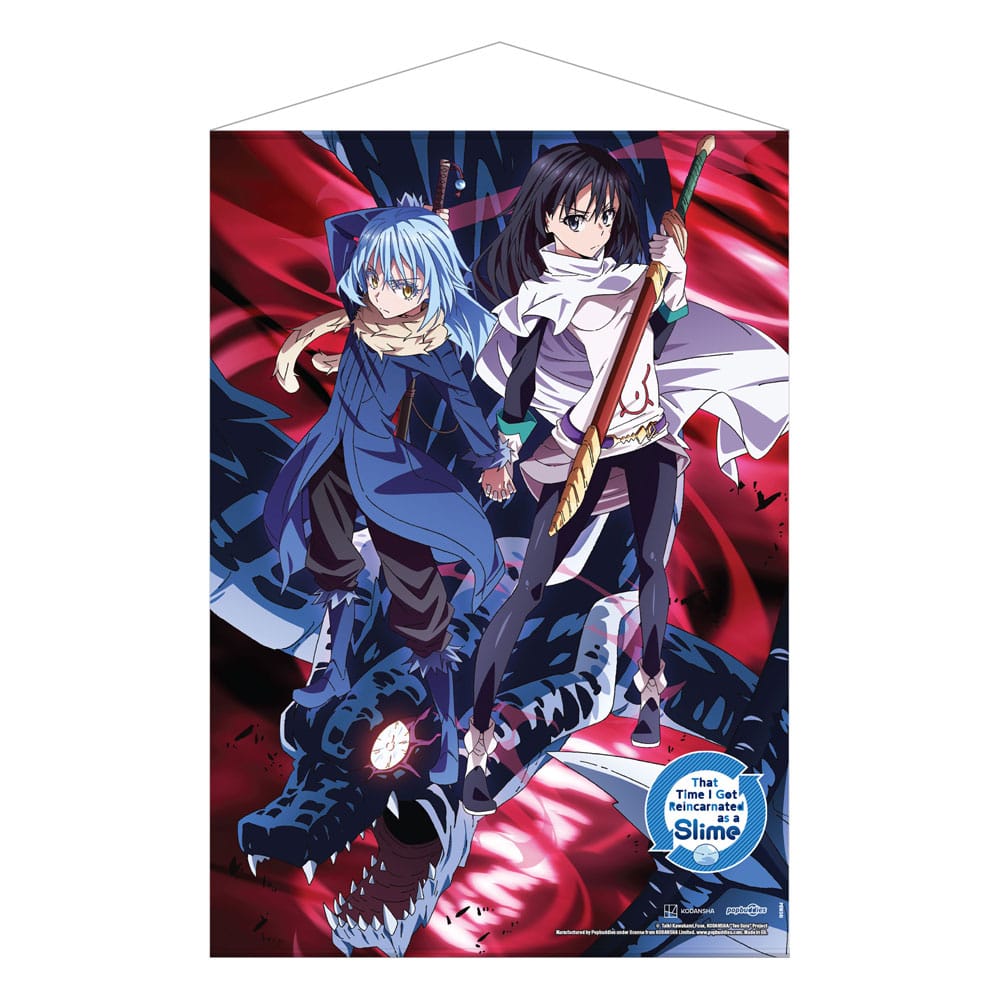 SU ORDINAZIONE That Time I Got Reincarnated as a Slime Wallscroll Rimuru, Shizue and Veldora The Storm Dragon 50 x 70 cm ESAURITO