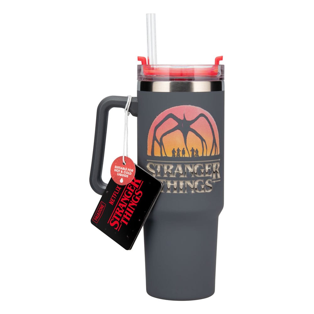 🧪 LAB | SU ORDINAZIONE Stranger Things 5 Drinking cup with straw 900 ml 