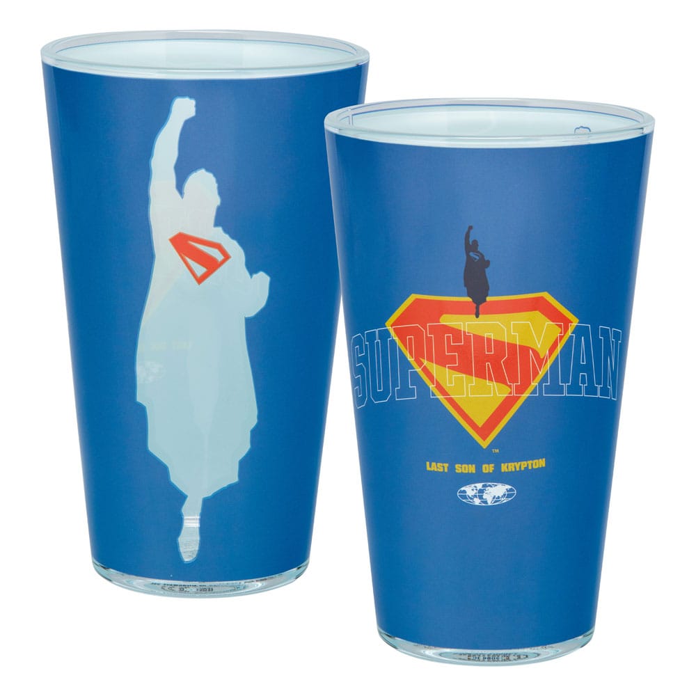 SU ORDINAZIONE DC Comics Pint Glass Superman *PREZZO SPECIALE*