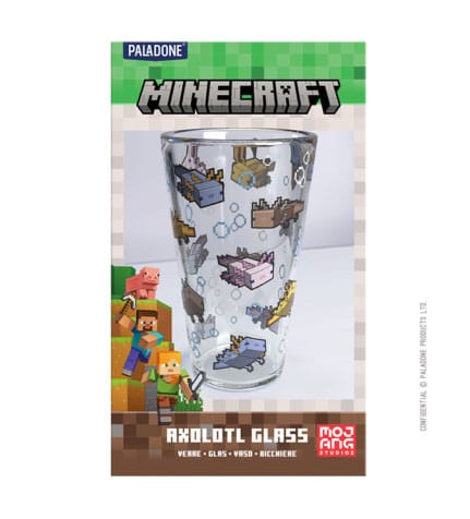 AUF BESTELLUNG Minecraft Pintglas Axolotl