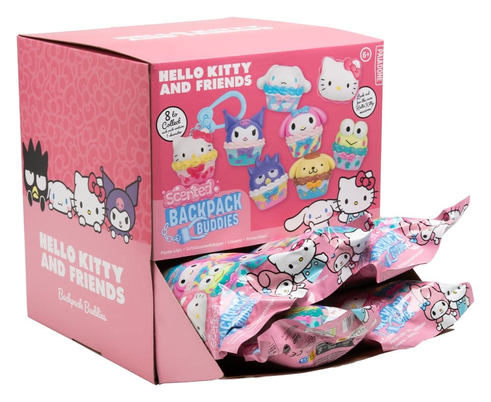SU ORDINAZIONE Sanrio Friends Sweet Treats Bag Clips Blind Box Assortment Hello Kitty (24)