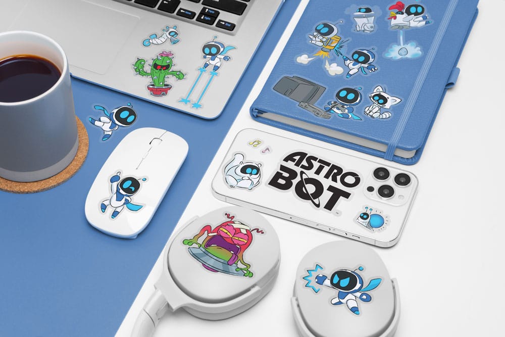 SU ORDINAZIONE Astro Bot Gadget Sticker Set Astro Bot