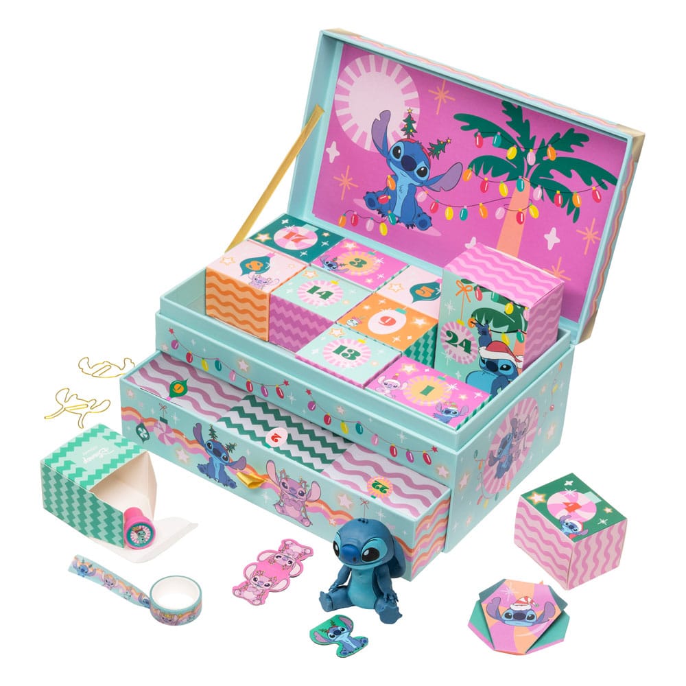 SU ORDINAZIONE Lilo & Stitch Advent Calendar Keepsake Box Advent Calendar Stitch & Angel ESAURITO