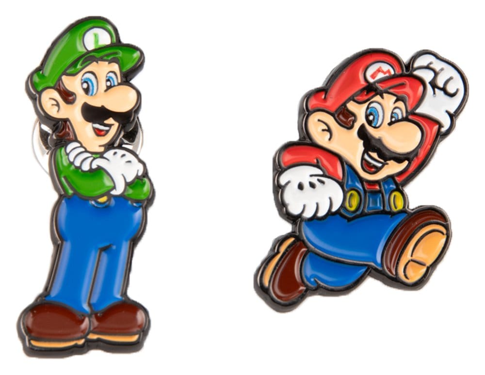 🧪 LAB | SU ORDINAZIONE Super Mario Pin Badge 2-Pack