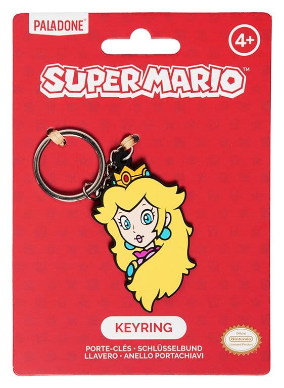 🧪 LAB | SU ORDINAZIONE Super Mario Keychain Princess Peach PVC 6 cm