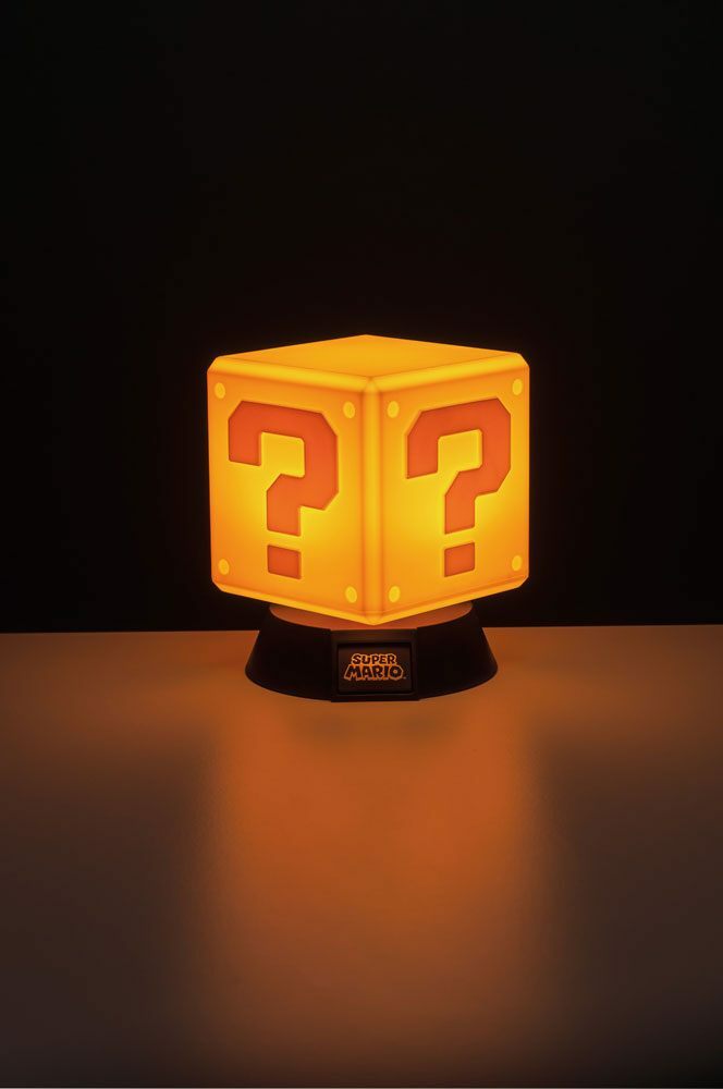 Lampada Super Mario 3D  Question Block 10 cm