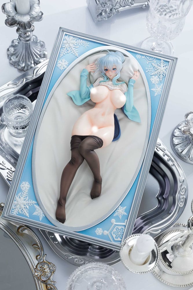 PREORDINE CHIUSO 11/2025 Original Character Statue 1/6 Widow Yukionna Mifuyu Yukino Nesobetteru Yukino-san 27 cm (18+) (PREORDINE NON CANCELLABILE)