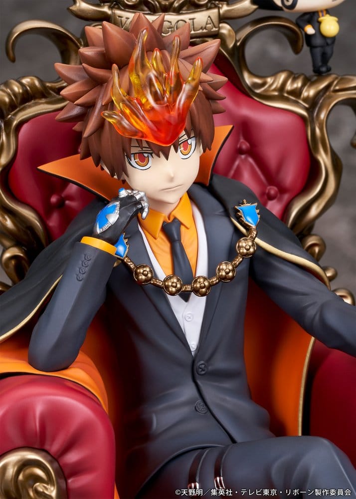 PREORDINE+ 12/2027 Katekyo Hitman Reborn PVC Figure Tsunayoshi Sawada & Reborn 21 cm