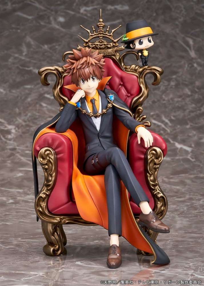 PREORDINE+ 12/2027 Katekyo Hitman Reborn PVC Figure Tsunayoshi Sawada & Reborn 21 cm