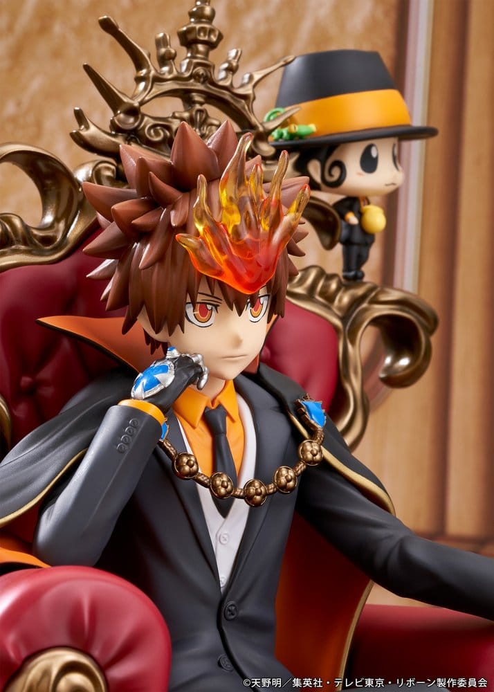 PREORDINE+ 12/2027 Katekyo Hitman Reborn PVC Figure Tsunayoshi Sawada & Reborn 21 cm