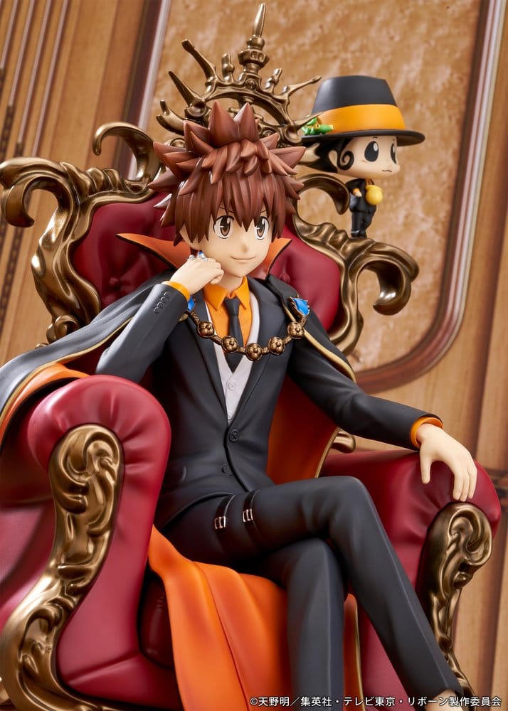 PREORDINE+ 12/2027 Katekyo Hitman Reborn PVC Figure Tsunayoshi Sawada & Reborn 21 cm
