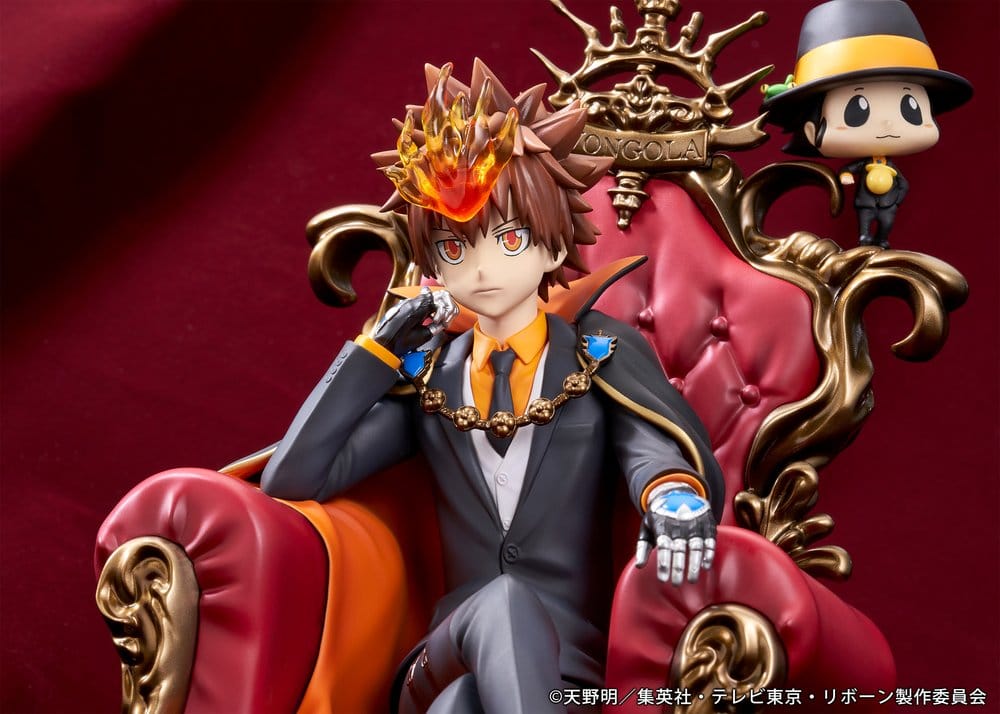 PREORDINE+ 12/2027 Katekyo Hitman Reborn PVC Figure Tsunayoshi Sawada & Reborn 21 cm