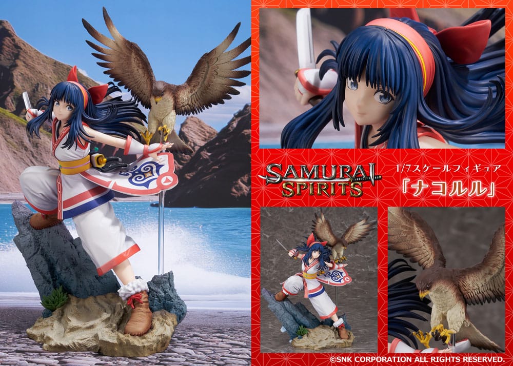 PREORDINE 03/2026 Samurai Spirits PVC Statue 1/7 Nakoruru 30 cm (PREORDINE NON CANCELLABILE)