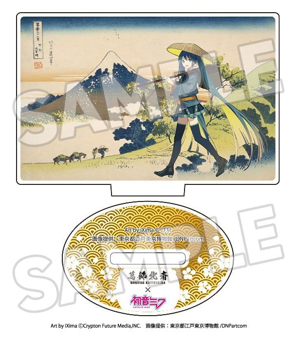 SU ORDINAZIONE Katsushika Hokusai x Hatsune Miku Acrylic Figure 5 cm Blind Box Assortment (8)