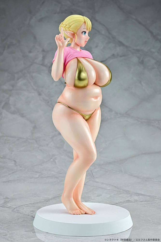 PREORDINE+ 08/2026 (NON CANCELLABILE) Plus-Sized Elf PVC Statue 1/7 Elfuda Gold Ver. 26 cm (18+)