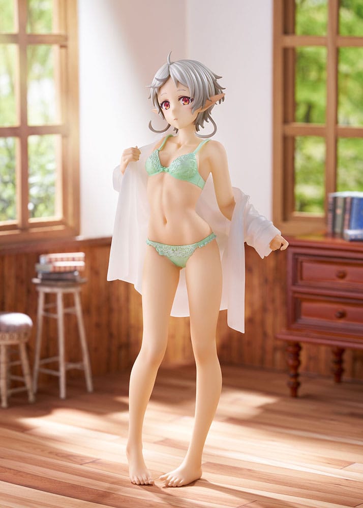PREORDINE+ 02/2026 Mushoku Tensei Jobless Reincarnation II Isekai Ittara Honki Dasu PVC Statue 1/7 Sylphiette Greyrat Changing Clothes Mode 23 cm