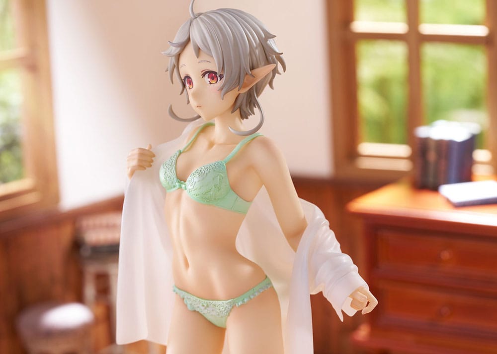 PREORDINE+ 02/2026 Mushoku Tensei Jobless Reincarnation II Isekai Ittara Honki Dasu PVC Statue 1/7 Sylphiette Greyrat Changing Clothes Mode 23 cm