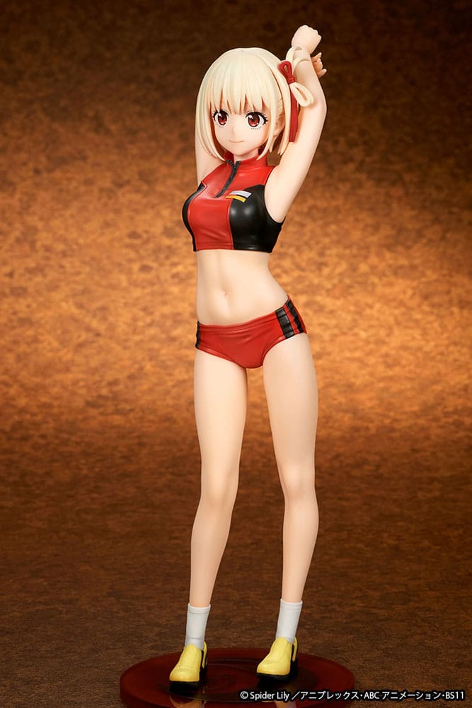 SU ORDINAZIONE Lycoris Recoil Statue PVC 1/7 Chisato Nishikigi Traning wear Ver. 24 cm   