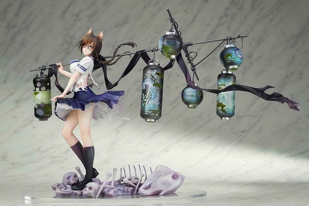 PREORDINE+ 09/2027 (NON CANCELLABILE) Comics Bakemonogatari PVC Figure 1/7 Tsubasa Hanekawa 26 cm