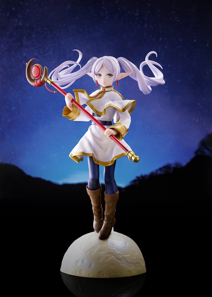PREORDINE+ 09/2027 Frieren: Beyond Journey's End PVC Figure 1/7 Frieren (vs Aura) 28 cm