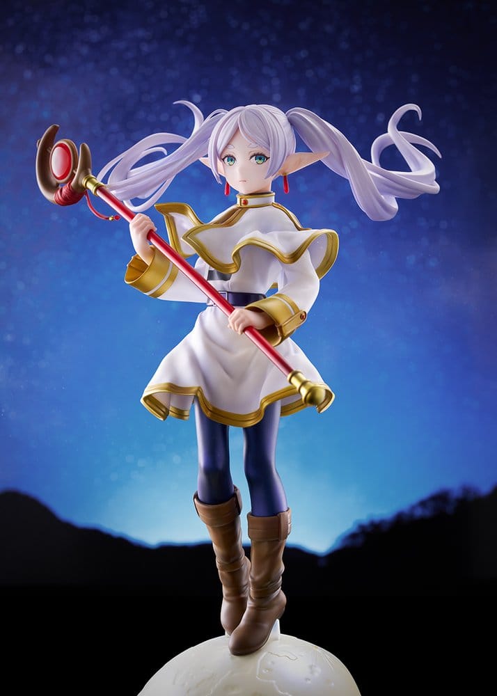 PREORDINE+ 09/2027 Frieren: Beyond Journey's End PVC Figure 1/7 Frieren (vs Aura) 28 cm