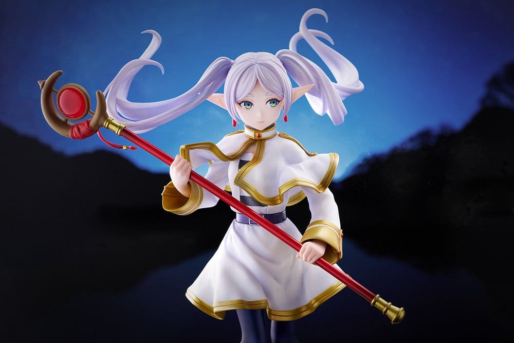 PREORDINE+ 09/2027 Frieren: Beyond Journey's End PVC Figure 1/7 Frieren (vs Aura) 28 cm