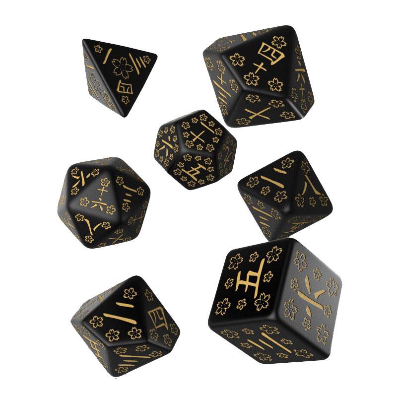 SU ORDINAZIONE Japanese Dice Set Deep Night Firefly (7)