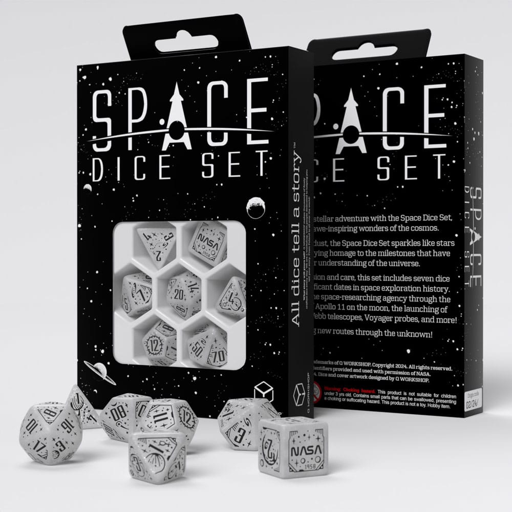SU ORDINAZIONE Space Dice Set Apollo (7)