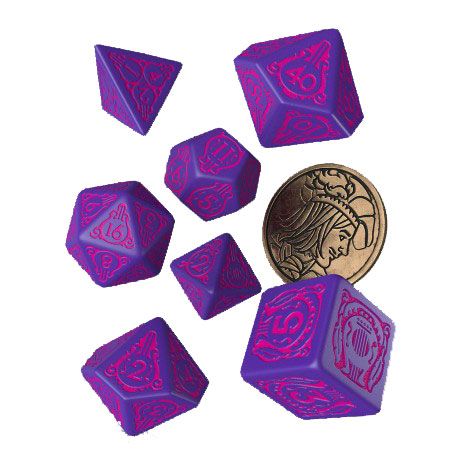 MADE TO ORDER The Witcher Dice Set Dandelion The Conqueror of Hearts (7)