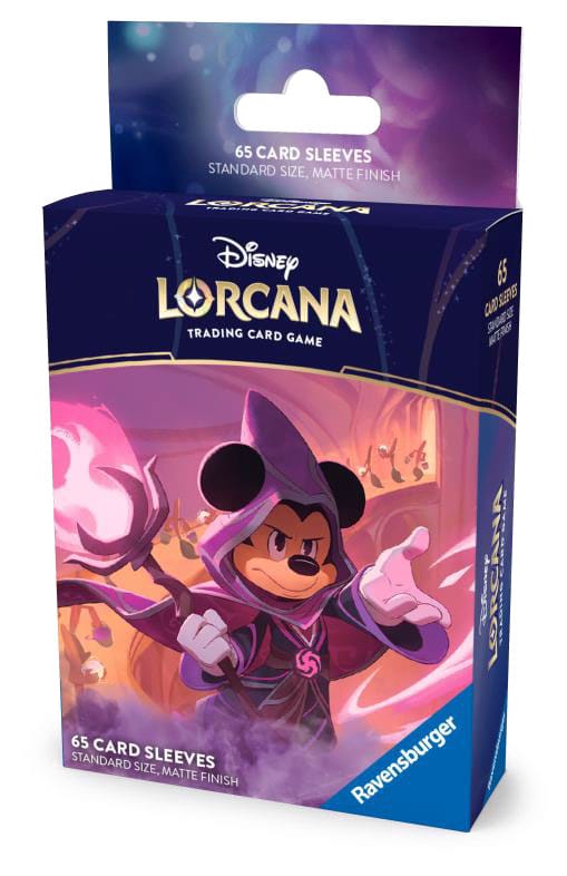 SU ORDINAZIONE Disney Lorcana TCG Card Sleeves Mickey Mouse (65)