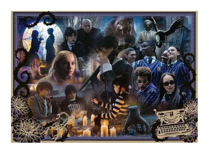 SU ORDINAZIONE Wednesday Jigsaw Puzzle Best of Season 1 (1000 pieces) *PREZZO SPECIALE*