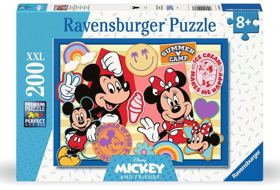 SU ORDINAZIONE Disney Children's Jigsaw Puzzle XXL On the road with Mickey and Minnie (200 pieces)