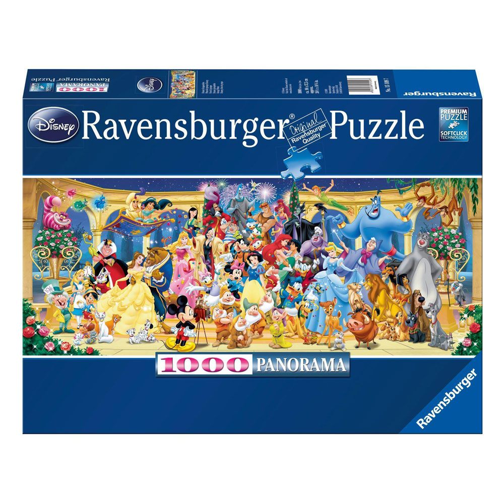 SU ORDINAZIONE Disney Panorama Jigsaw Puzzle Group Photo (1000 pieces)