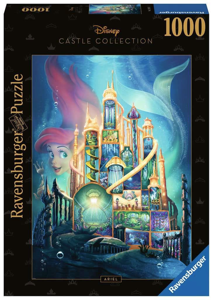 SU ORDINAZIONE Disney Castle Collection Jigsaw Puzzle Ariel (The Little Mermaid) (1000 pieces)