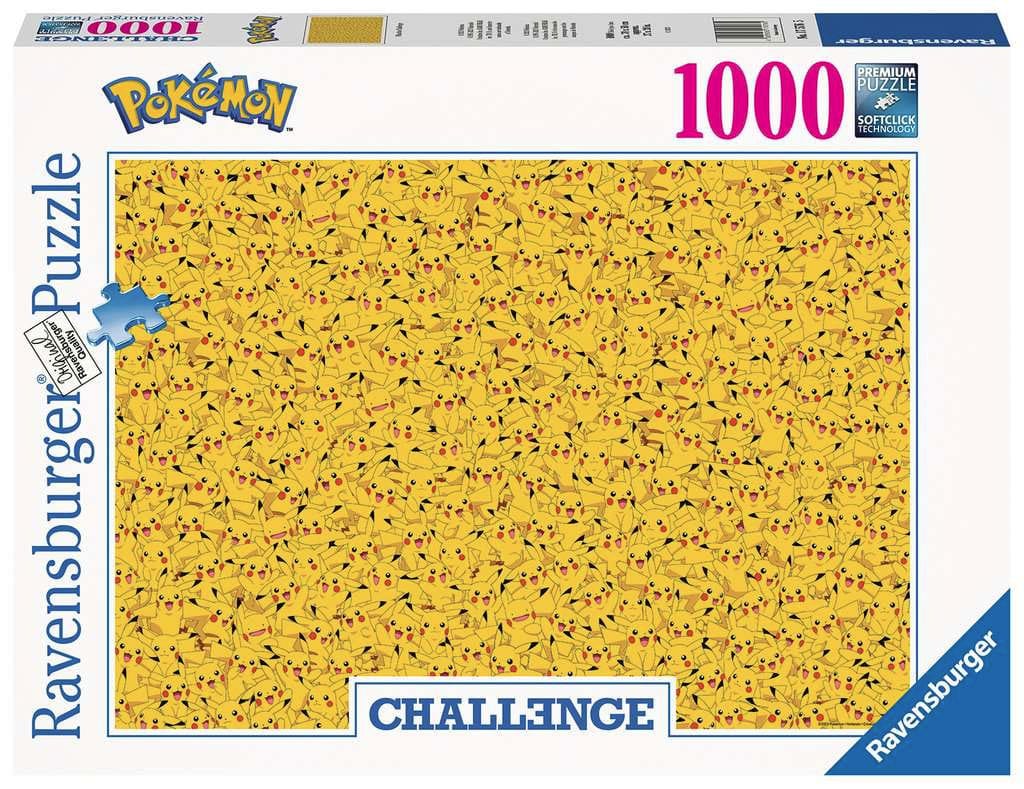 SU ORDINAZIONE Pokémon Challenge Jigsaw Puzzle Pikachu (1000 pieces)
