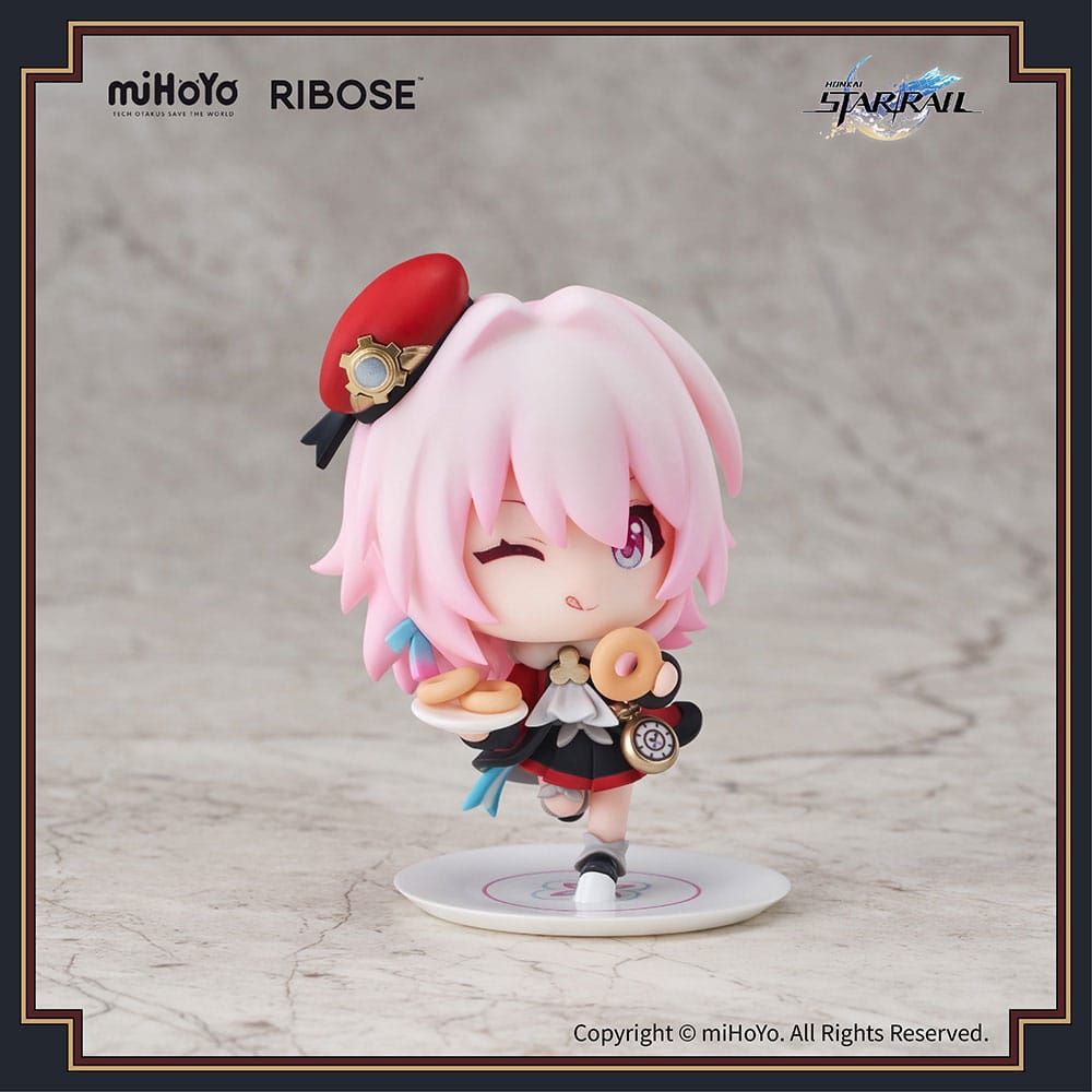 PREORDINE ESAURITO Honkai: Star Rail Welcome to Train Tea Party Chibi Figur March 7th 8 cm