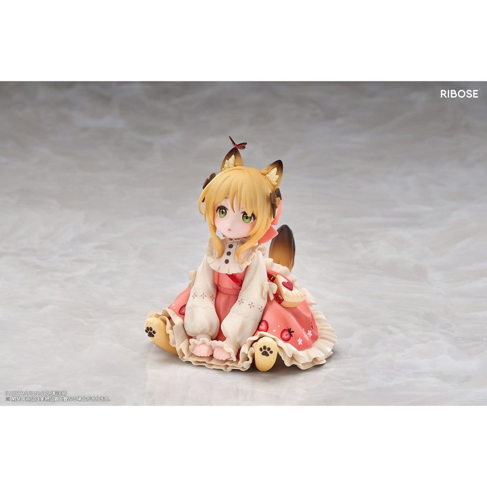 PREORDINE+ 10/2027 Original Character DLC Series PVC Figure Tea Time Cats Orange Cat 10 cm