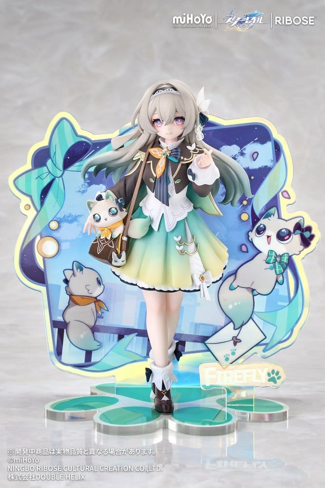 PREORDINE+ 05/2027 Honkai: Star Rail Rise Up+ Chibi Cat Series Mini Figure Firefly Ver. 18 cm