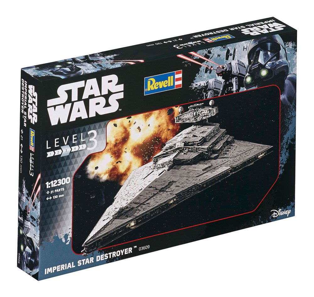 🧪 LAB | SU ORDINAZIONE Star Wars Model Kit 1/12300 Imperial Star Destroyer 13 cm