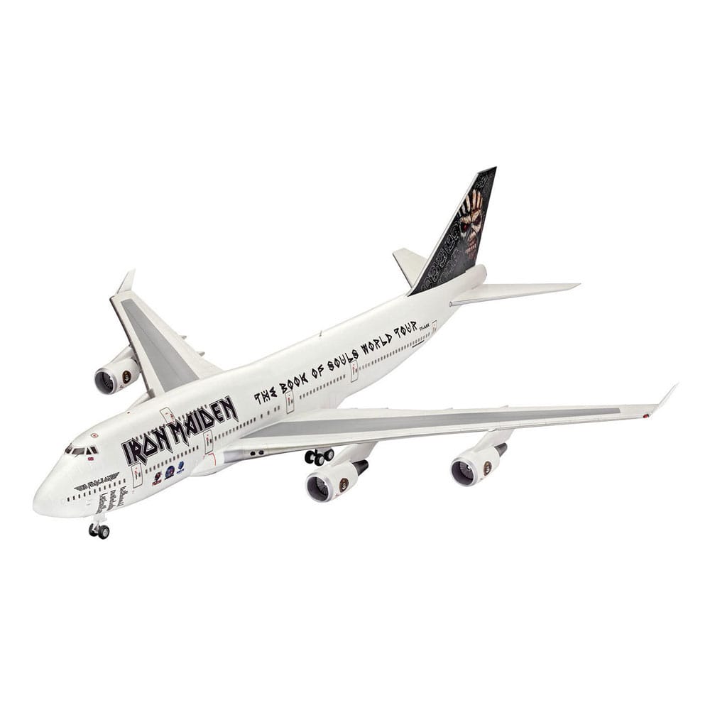 AUF BESTELLUNG Iron Maiden Modellbausatz 1/144 Boeing 747-400 "Ed Force One" 49 cm
