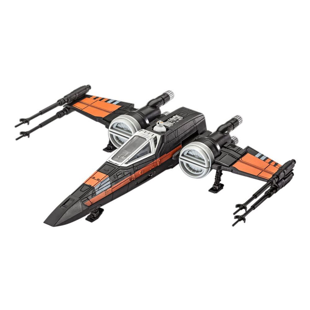 Auf Bestellung gefertigter Star Wars Modellbausatz 1/78 Poes X-Wing-Jäger 22 cm