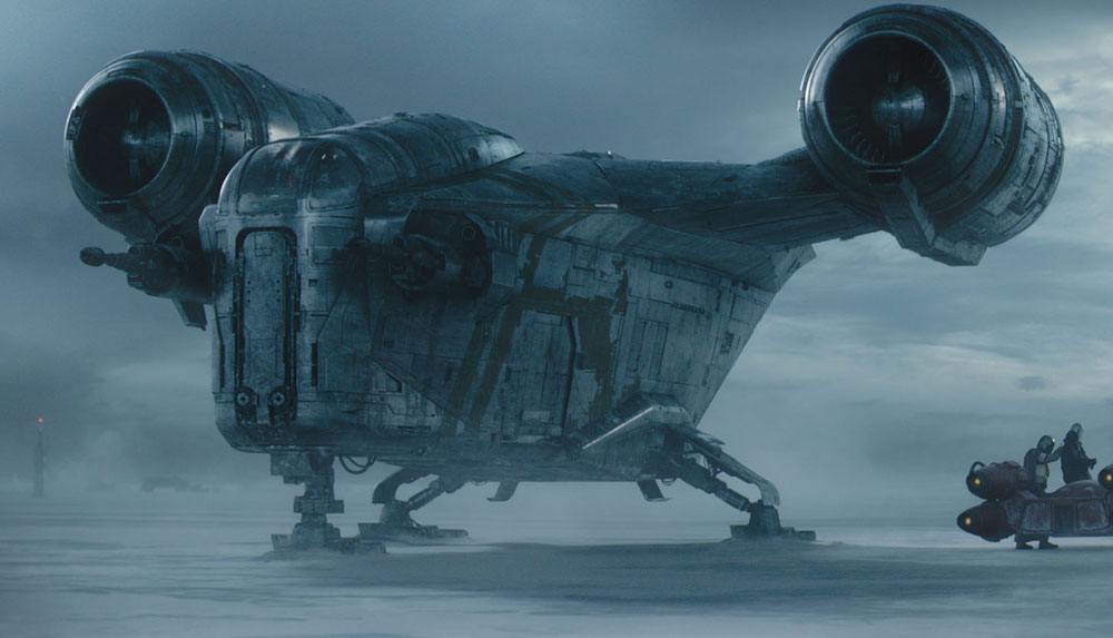 AUF BESTELLUNG Star Wars The Mandalorian Modellbausatz 1/72 The Razor Crest 34 cm