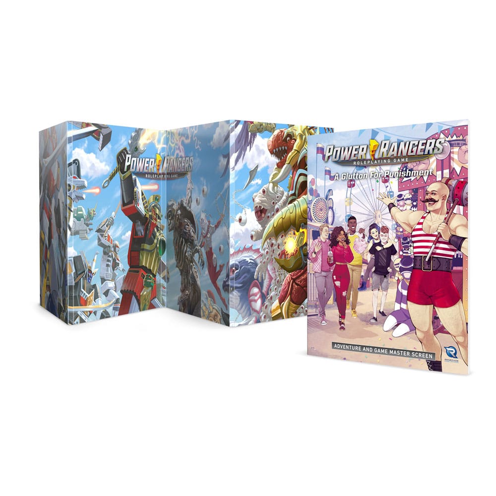 SU ORDINAZIONE Power Rangers RPG book A Glutton for Punishment Adventure & GM Screen *Englische Version*