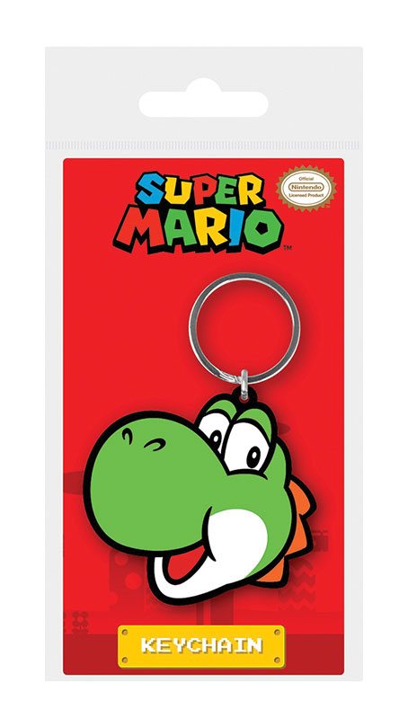MADE TO ORDER Super Mario Rubber Keychain Yoshi 6 cm