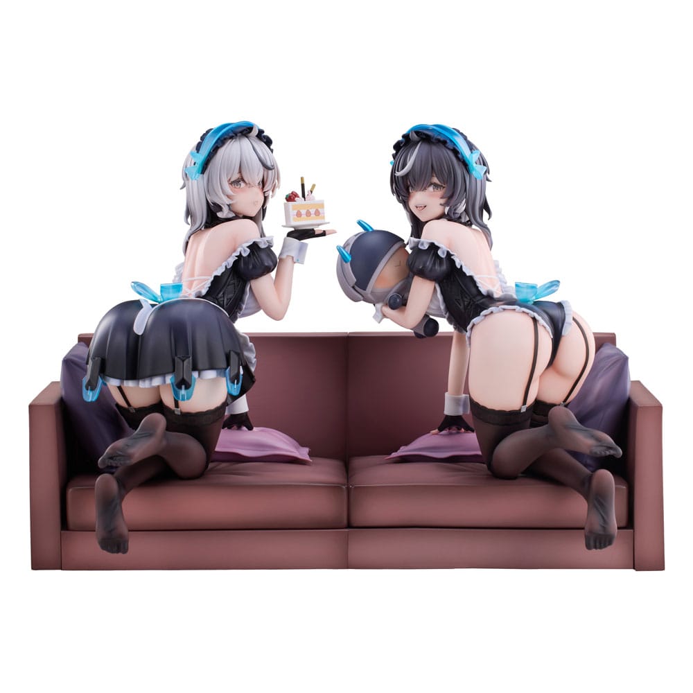 PREORDINE+ 03/2026 Snowbreak Containment Zone PVC Statues 2-Pack 1/6 Cherno & Meursault Apprentice Maid Ver. Deluxe Edition 19 cm