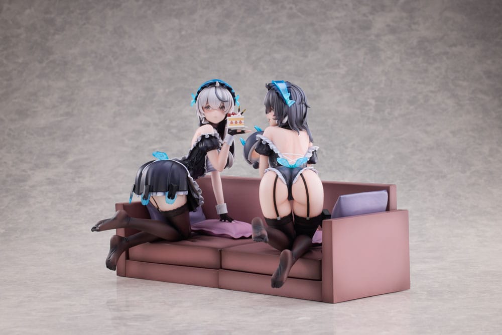 PREORDINE+ 03/2026 Snowbreak Containment Zone PVC Statues 2-Pack 1/6 Cherno & Meursault Apprentice Maid Ver. Deluxe Edition 19 cm