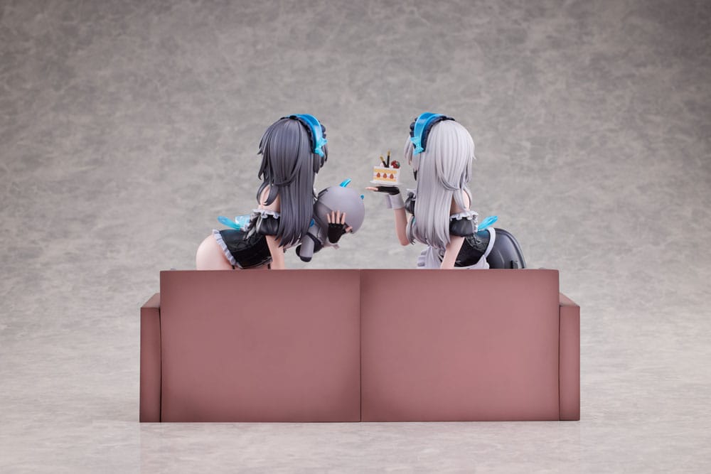 PREORDINE+ 03/2026 Snowbreak Containment Zone PVC Statues 2-Pack 1/6 Cherno & Meursault Apprentice Maid Ver. Deluxe Edition 19 cm