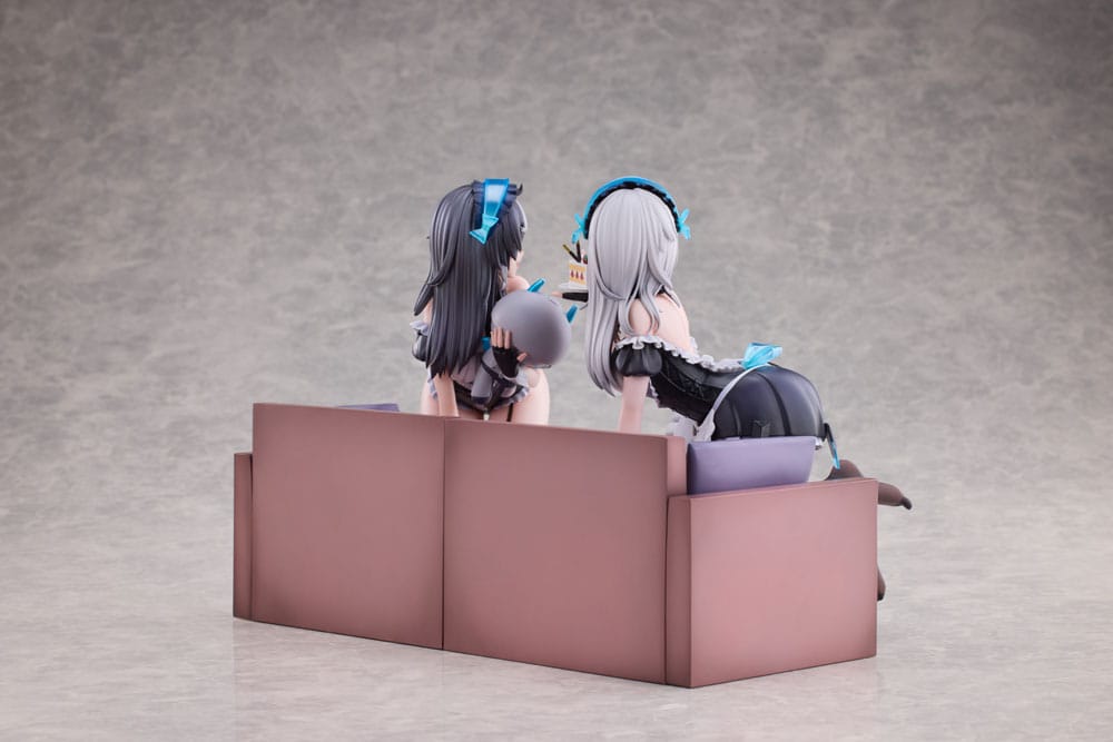 PREORDINE+ 03/2026 Snowbreak Containment Zone PVC Statues 2-Pack 1/6 Cherno & Meursault Apprentice Maid Ver. Deluxe Edition 19 cm